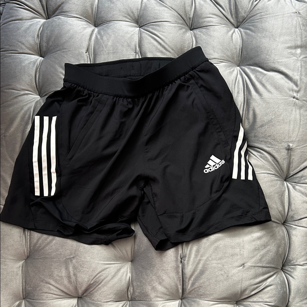 Adidas Women’s  Black and White Athletic Shorts